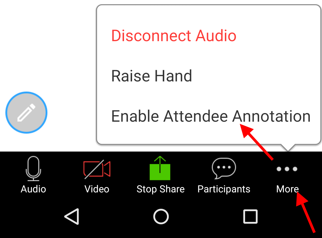 Enable attendee annotation